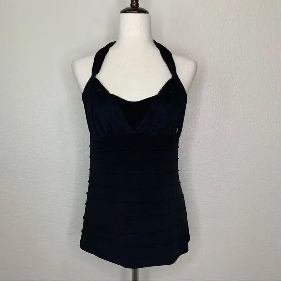 Torrid Vintage Black Halter Top - Picture 2 of 12